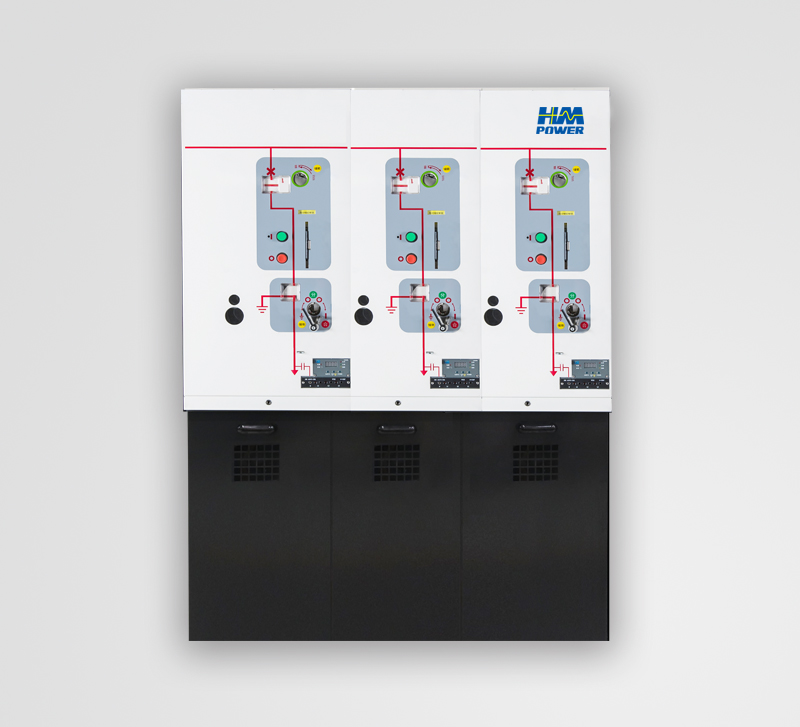 10kV常壓密封空氣絕緣開(kāi)關(guān)柜/環(huán)網(wǎng)柜（三回路）